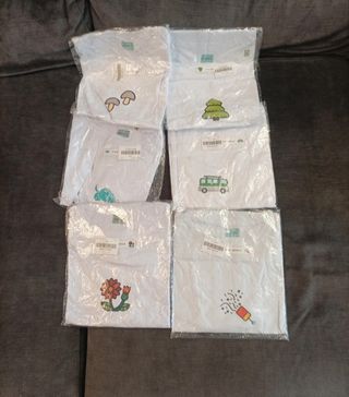 6 Camisetas Talla M Nuevas con Etiqueta