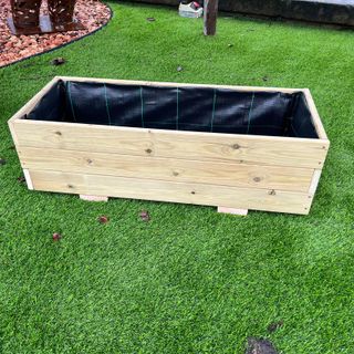 Jardinera Rectangular Madera Exterior