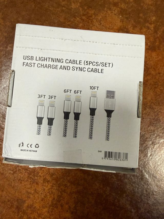 5 cavi Lightning iPhone intrecciati e di qualità