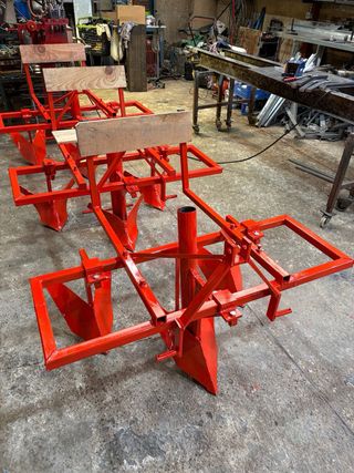 Sembradora de patatas.