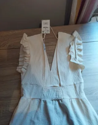 Mono Zara Blanco Talla M