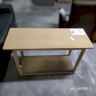 * Mesa de camilla estrecha rectangular