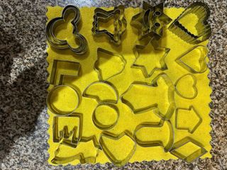 Cortadores de repostería metal y fieltro