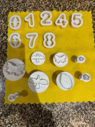 Cortadores de repostería metal y fieltro