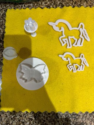 Cortadores de repostería metal y fieltro