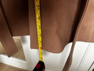 Abrigo Zara Lana Beige Talla XS