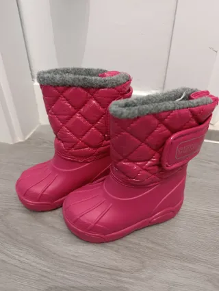 Botas de agua/nieve niña fucsia