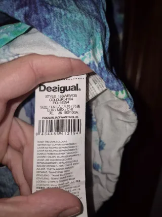 Camisa Desigual Multicolor Talla XL