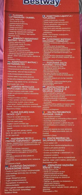 Colchón Hinchable Bestway Polyester 1.91m