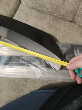 Alerón Visera Coche Negro/Plata Nuevo