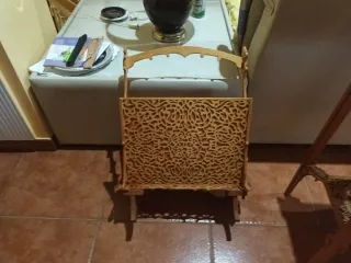 Mesa consola auxiliar, con almacenamiento