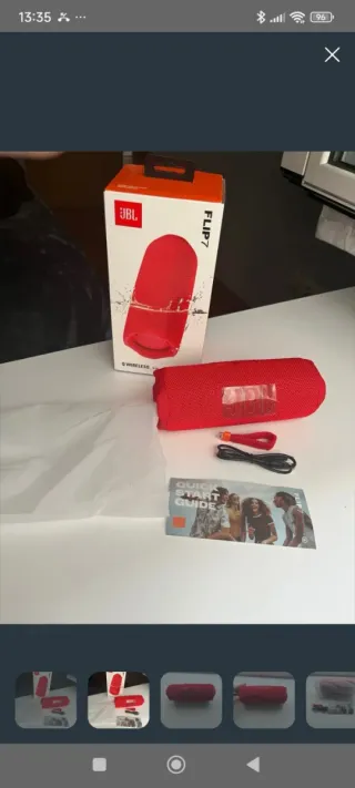 Altavoz JBL Flip 7 Rojo