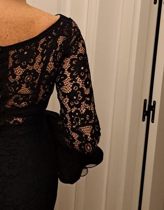 Traje de Flamenca negro de encaje, como nuevo.