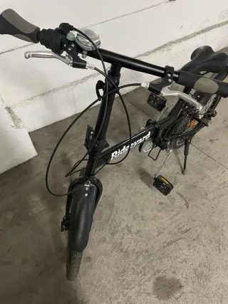 Bicicleta plegable Ridgeyard negra