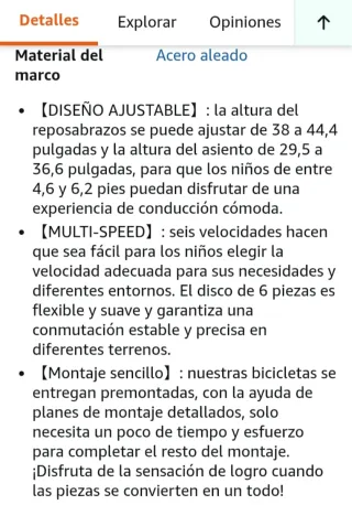 Bicicleta plegable Ridgeyard negra