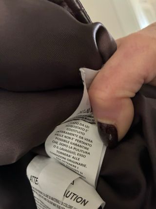 Giacca vera pelle Combipel