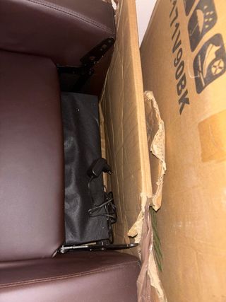 Sillón de Masaje Reclinable Marrón para arreglar