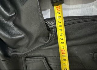 Giacca Uomo Vera Pelle Nera Taglia M