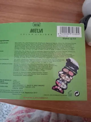 Kit Maquillaje Infantil Panda