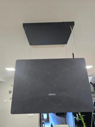 Campana Isla LED Negra