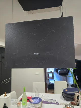 Campana Isla LED Negra