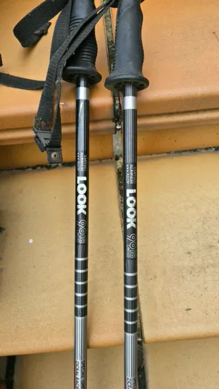 Lote 3 Pares Bastones Esquí LOOK / SALOM