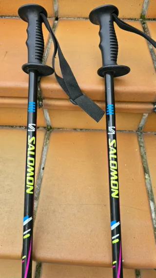 Lote 3 Pares Bastones Esquí LOOK / SALOM