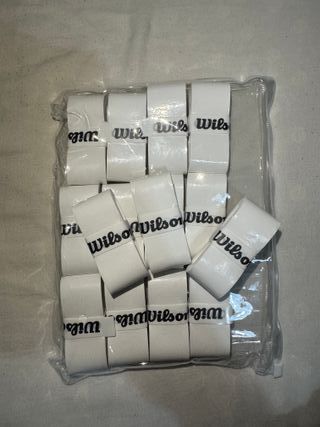30 Overgrips Wilson Lisos Tenis/Padel