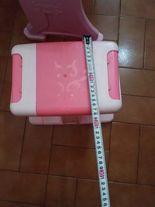 Piano infantil rosa y beige