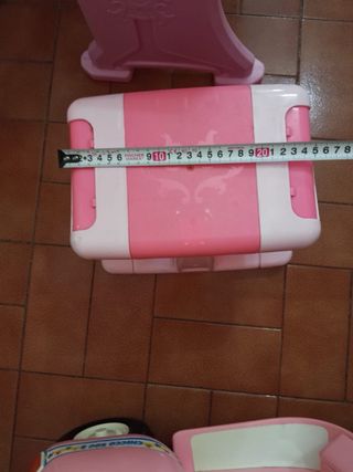 Piano infantil rosa y beige