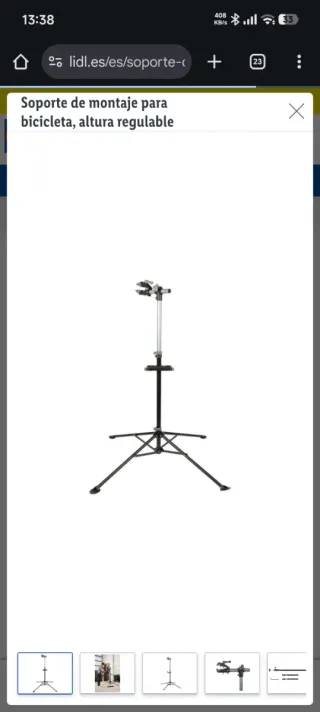 Soporte Taller Bici MTB Ebike