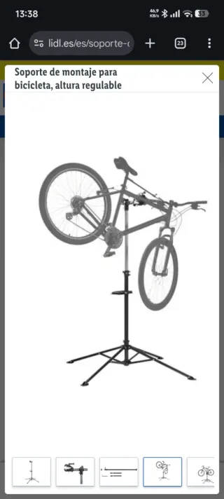 Soporte Taller Bici MTB Ebike