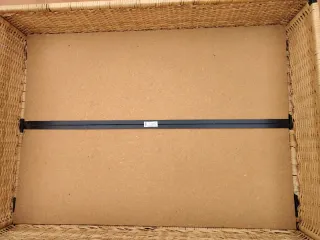 Cesta bajo cama mimbre