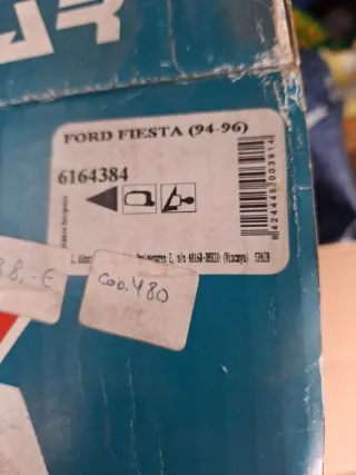 Retrovisor Izquierdo Ford Fiesta MK3 94