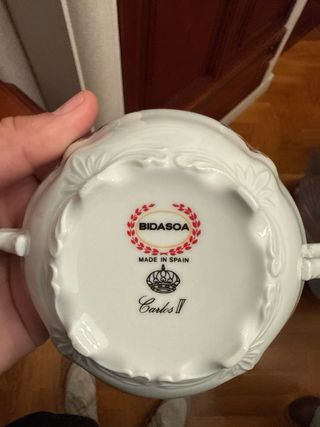 Vajilla Porcelana Bidasoa Carlos IV - Completa