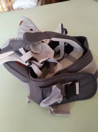 Marsupio Besrey grigio e beige