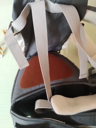 Marsupio Besrey grigio e beige