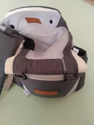 Marsupio Besrey grigio e beige