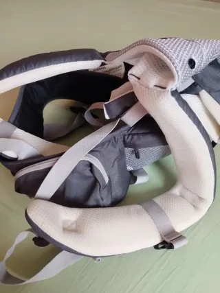 Marsupio Besrey grigio e beige