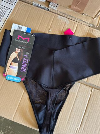 2 Tangas Faja Maidenform Beige/Negro
