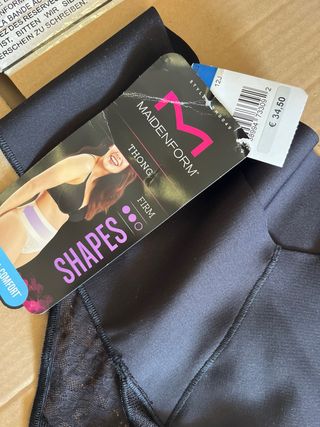 2 Tangas Faja Maidenform Beige/Negro