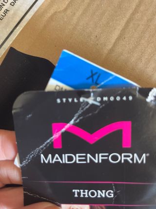 2 Tangas Faja Maidenform Beige/Negro