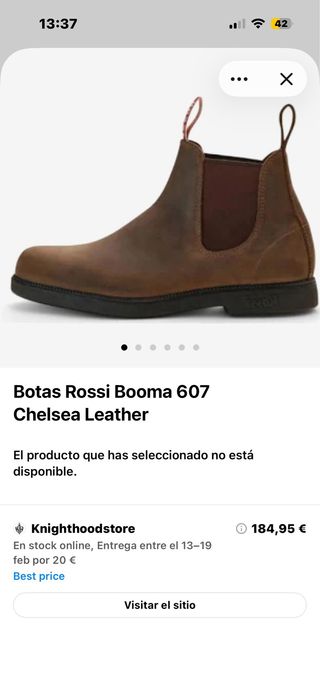 Botas Rossi Boots 607 Booma Marrón Talla 40