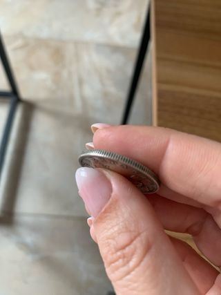 Moneda 2 Pesetas España 1870 Plata