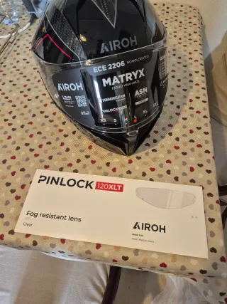 Casco Airoh Matryx Carbon Negro Talla L