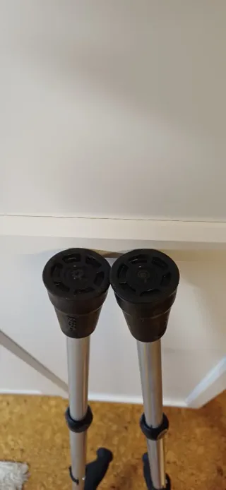 Muletas ergonómicas de adulto regulable. Uso 5 ds