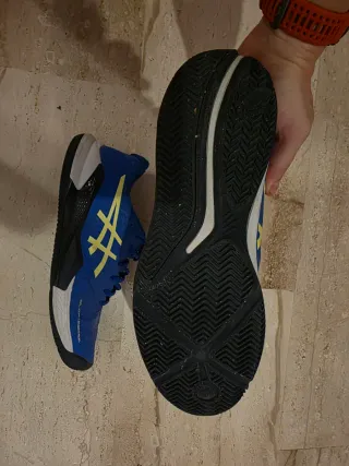 Asics Gel Challenger 14 pádel Azul/Amarillo