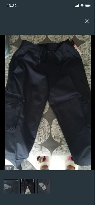 3 Pantalones de Trabajo Azules