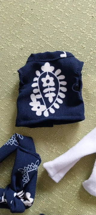 Ropa Nancy Conjunto Azul y Blanco