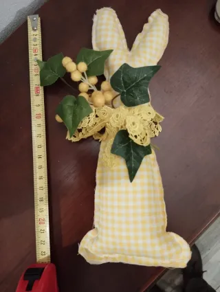 Coniglietto di stoffa decorativo